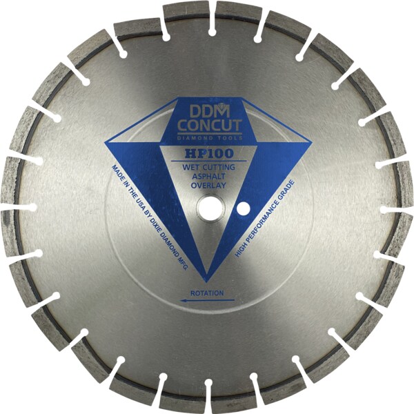 High Performance 20" X .140 X 1" OVERLAY 5-35 HP SAW HP10020140 - main